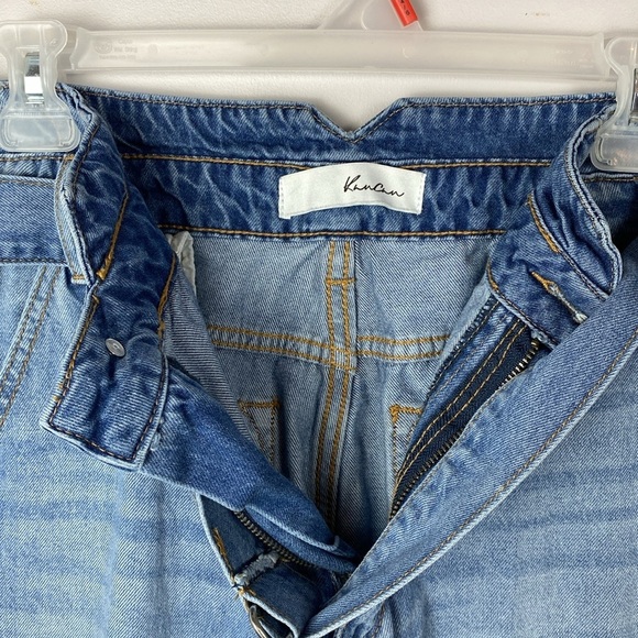 KANCAN Blossom Ultra High Rise Belted Mom Jeans - Picture 13 of 16